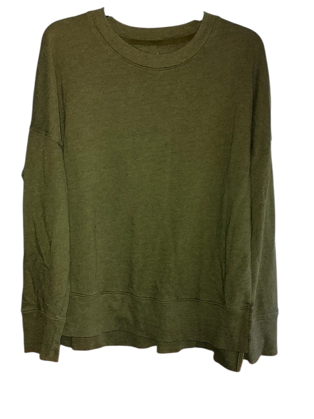 Time and Tru Olive Green Crewneck Pullover